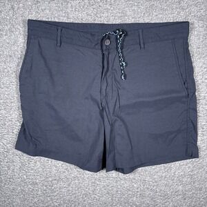 Outlier New Way Shorts Mens 35 Navy F Cloth Two Way Stretch Nylon 6" Techwear